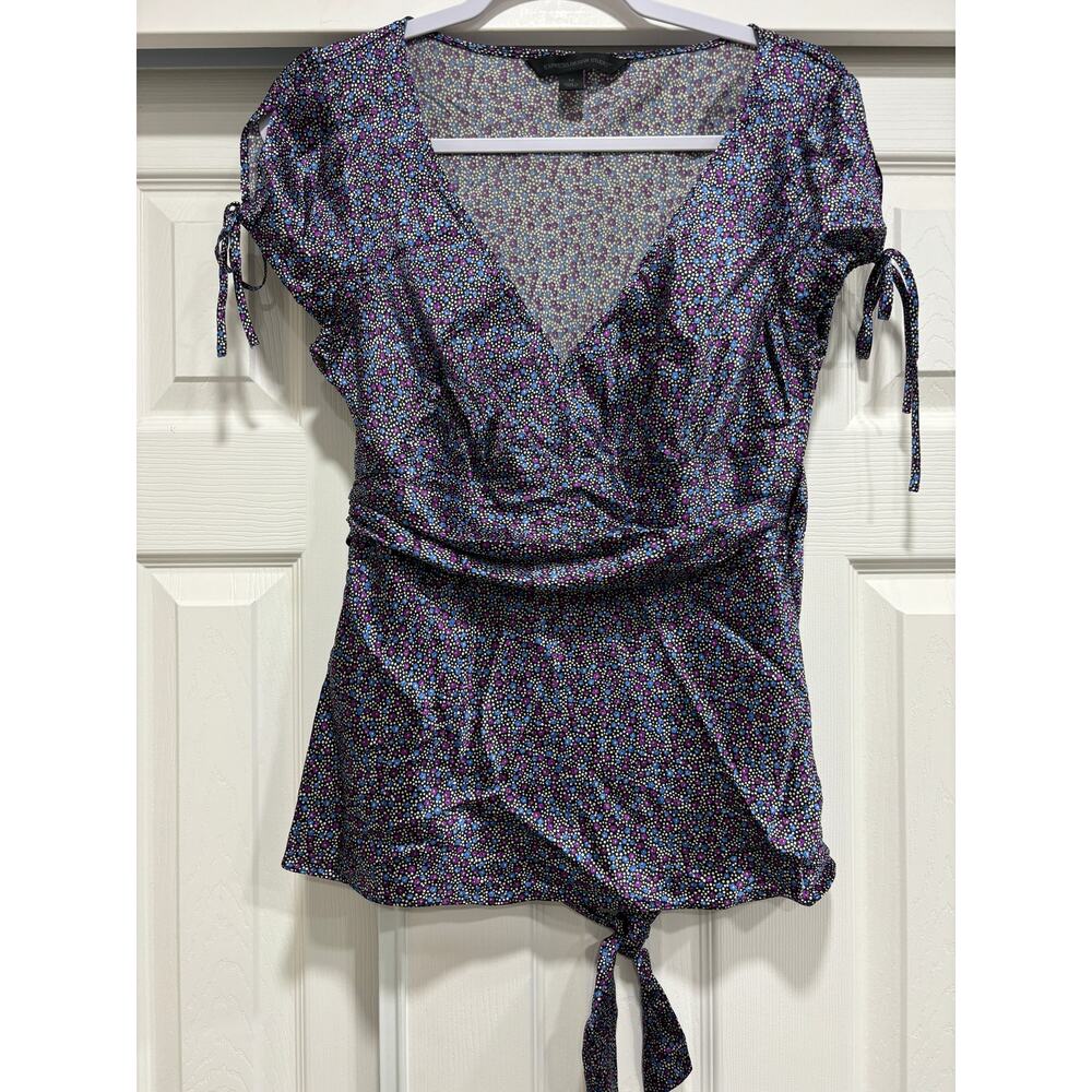 Vtg Express Design Studio Y2K Fairy blouse silk top womens M babydoll